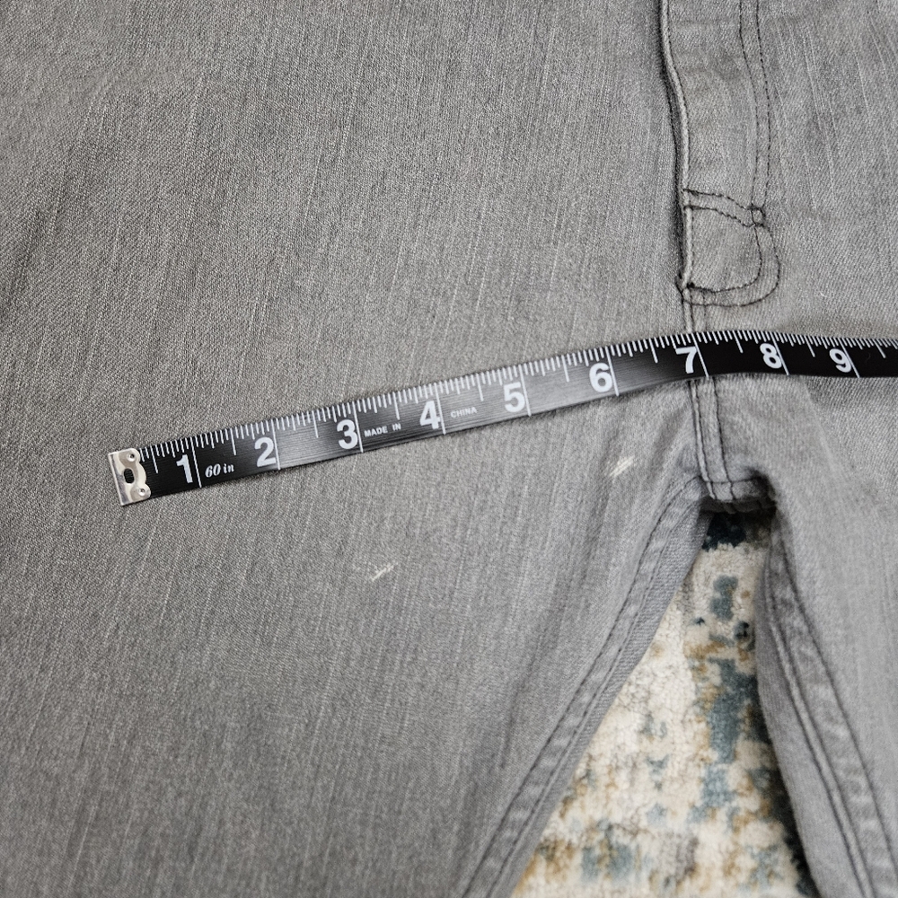 Vans Mens Skinny Jeans 32 x 32 Gray Stretch Denim Off The Wall Skate Style - Picture 5 of 10